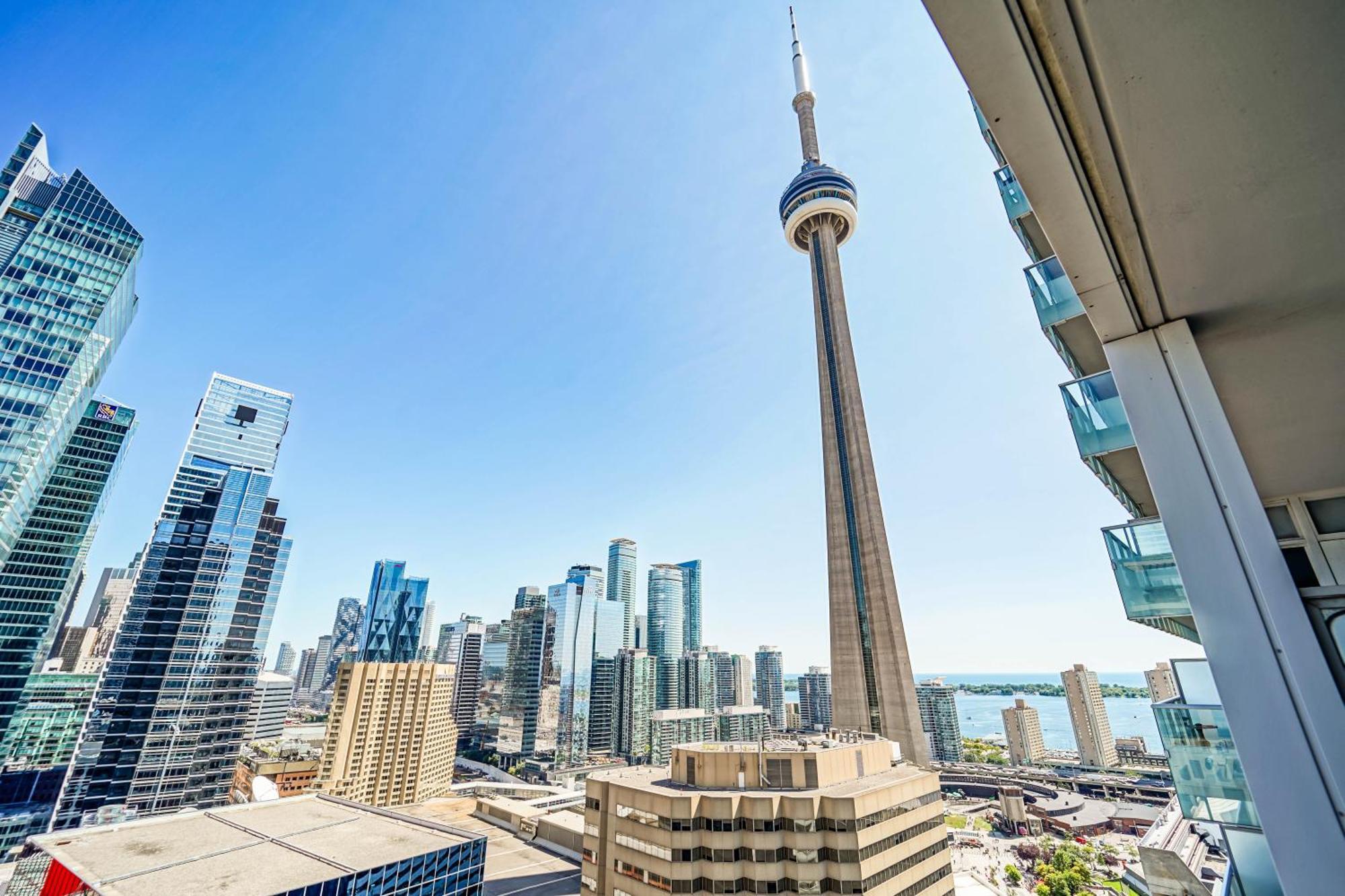Chol Furnished Suites Heart Of Downtown Toronto, 2 Beds, Free Parking, Cn Tower View Zewnętrze zdjęcie