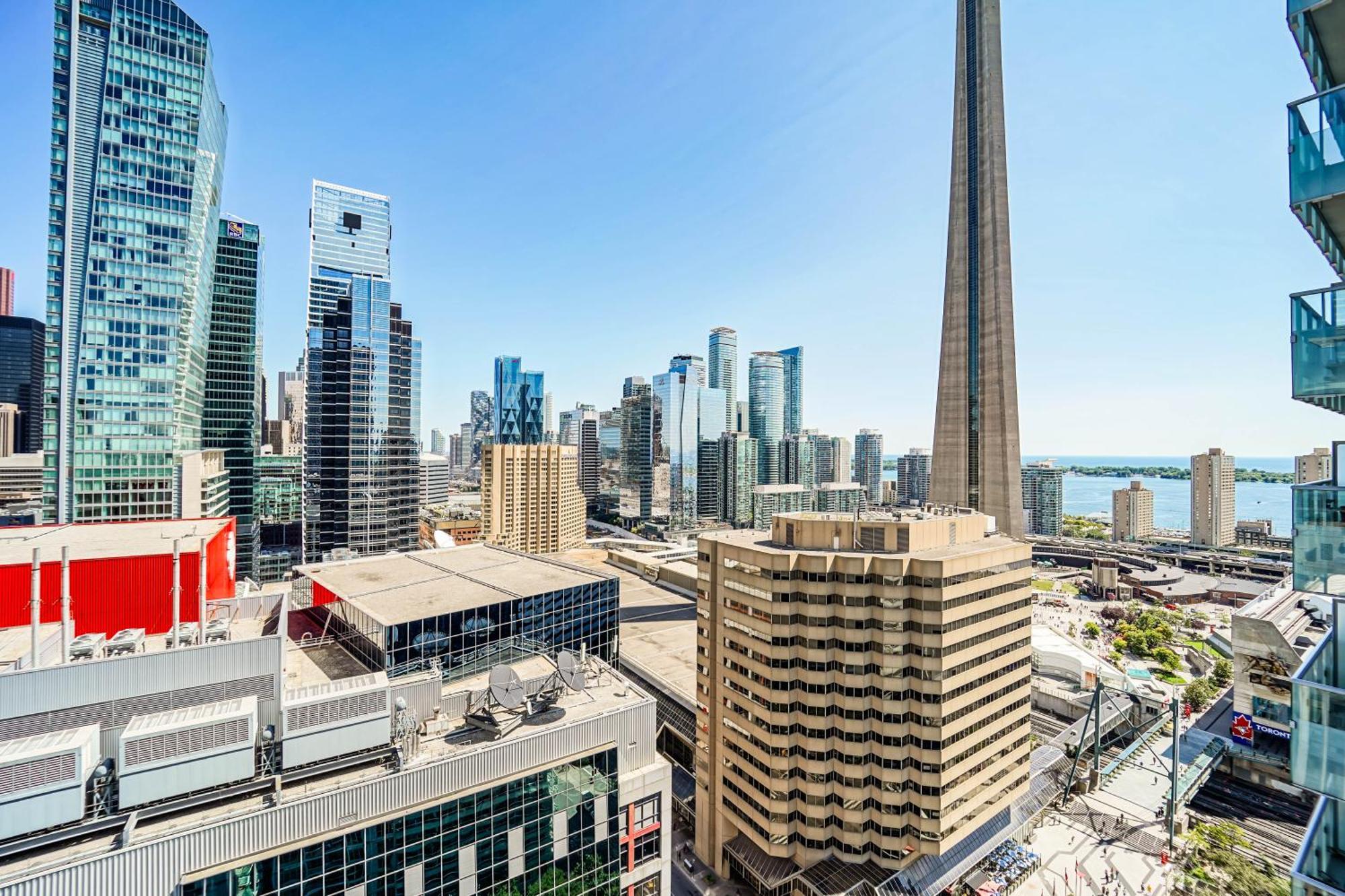 Chol Furnished Suites Heart Of Downtown Toronto, 2 Beds, Free Parking, Cn Tower View Zewnętrze zdjęcie