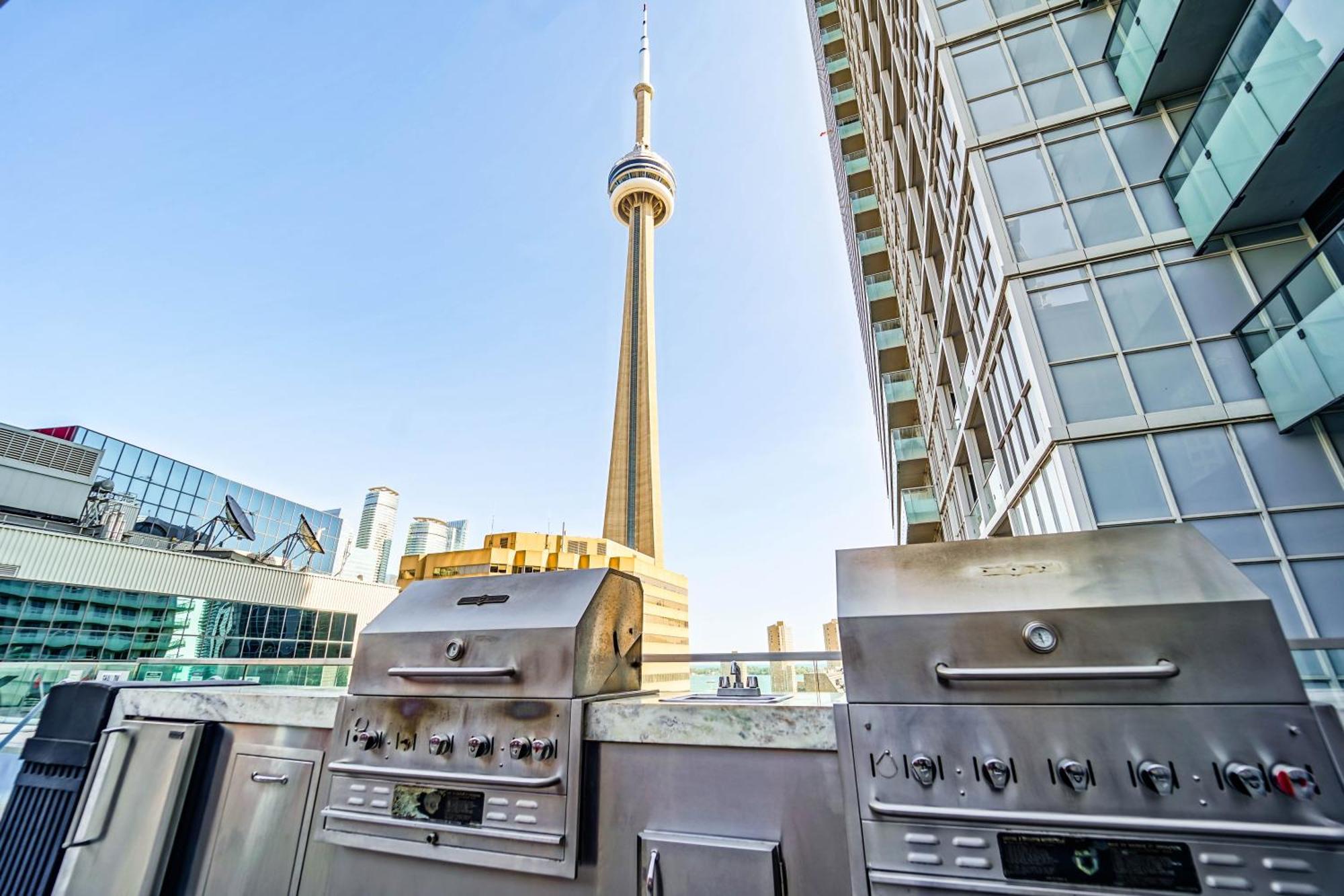 Chol Furnished Suites Heart Of Downtown Toronto, 2 Beds, Free Parking, Cn Tower View Zewnętrze zdjęcie