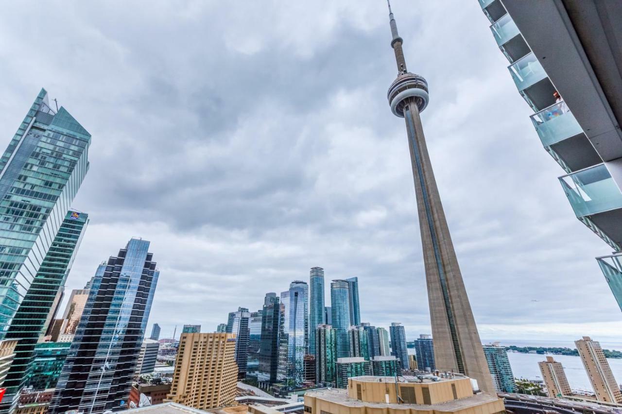 Chol Furnished Suites Heart Of Downtown Toronto, 2 Beds, Free Parking, Cn Tower View Zewnętrze zdjęcie